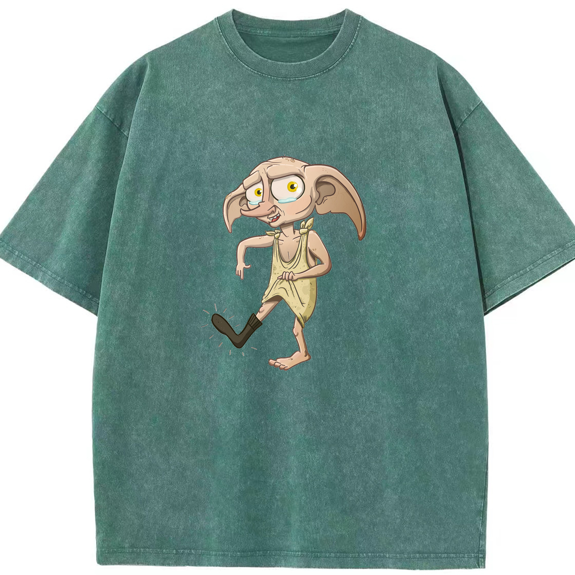 （画像用） Harry Potter ハリー・ポッターシリーズ 綿100% ヴィンテージ風 半袖Tシャツ（フロントプリント）